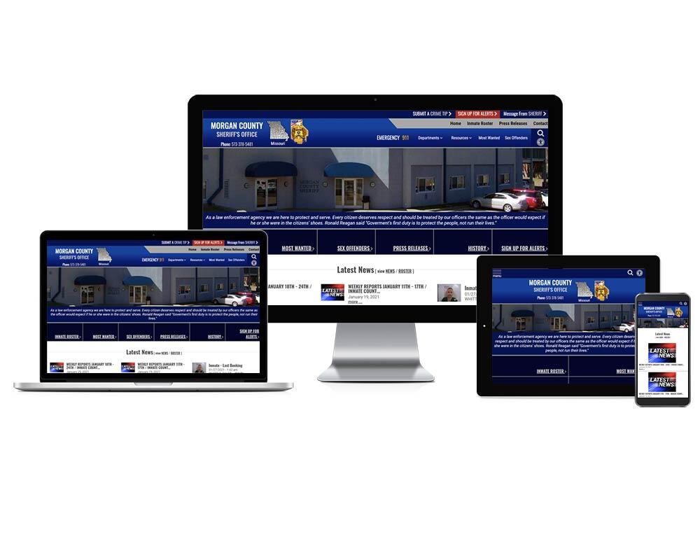 Morgan County Sheriff's Office, Missouri - Website Design & Apps for  Police, Sheriffs, City & County Government, Housing Authorities and Schools  | Most Wanted Government Websites | Mountain Home, AR